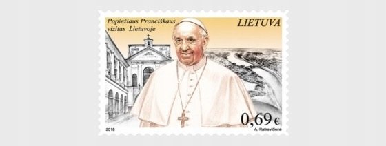 Lithuania 2018 MNH Stamps Scott 1134 Visit of Pope Francis