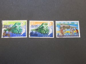 Vietnam 1968 Sc 339-40,342 FU