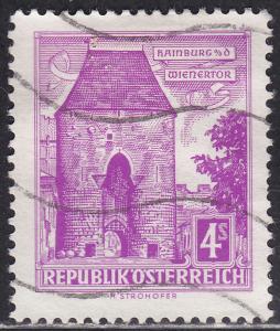 Austria 627 Vienna Gate, Hainburg 1960