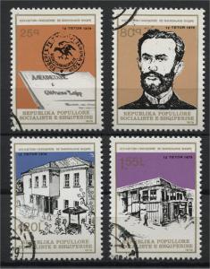 ALBANIA  100th YEARS ANNIVERSARY OF THE ALBANIAN LITERATURE SOCIETY 197  U SET