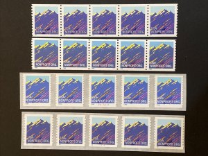 4 Different US PNC5 5c Mountain Nonprofit Stamp Sc# 2903-2904B MNH