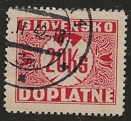 Slovakia || Scott # J12 - Used