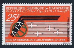 Mauritania C26, MNH. Michel 220. Air Afrique 1963 issue.