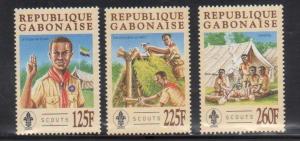 Gabon 822-4 Boy Scouts Mint NH