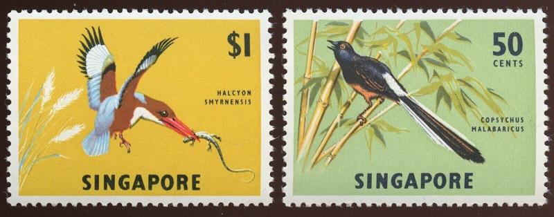 Singapore - Sc # 66 - 67  Partial Set.  MNH. 2017 SCV $21.60