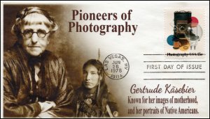 AO-1758d, 1978, Photography, Gertrude Kasebier, Add-on Cachet, FDC