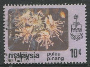 STAMP STATION PERTH Penang #84 Flower Type Definitive Used 1979