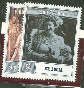 St. Lucia #969-70 Mint (NH) Single (Complete Set)