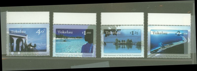 Tokelau  #243-246  Single (Complete Set)