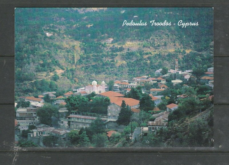 Cyprus Pre Paid Postcard, optd AKYPO, picture Troodos