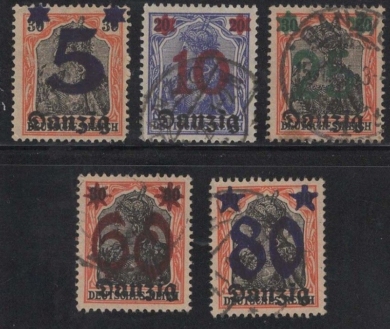 Danzig 19-23, used.
