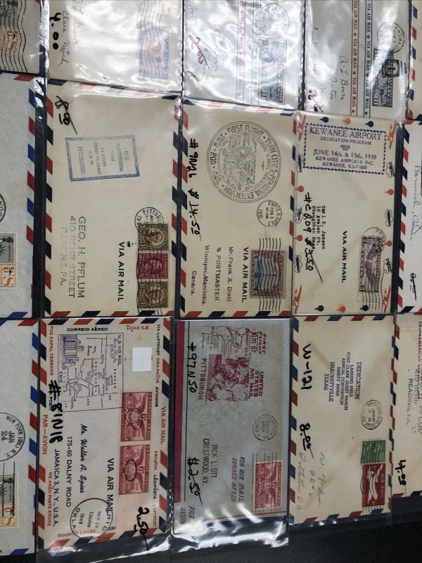 20 plus flight Covers From 1939’s - 1960’s 