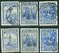 Portugal Scott RA11-4, RAJ2-4 Used 1925 Pombal issue. CV ...