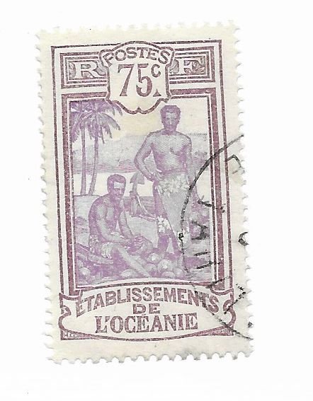 French Polynesia #47 Used - Stamp - CAT VALUE $2.25