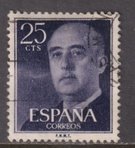 Spain 818 General Francisco Franco 1954