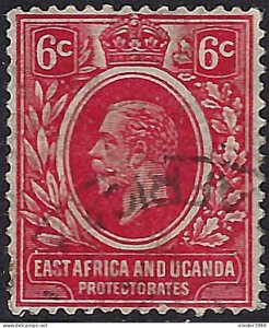 EAST AFRICA & UGANDA 1912 KGV 6c Red SG46 Used