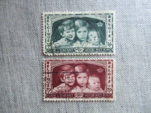 Belgium, Scott# B163-B164, used