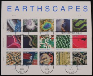 U.S. Used #4710 Forever Earthscapes. Sheet of 15. First Day Cancel. Choice!