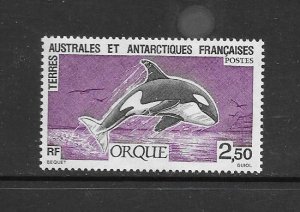 WHALES - FRENCH SOUTHERN ANTARCTIC TERRITORY #186  MNH