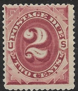 US J-23  1891     2 cent fine mint hinged