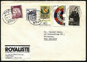 GERMANY 1979 airmail cover to New Zealand..................................99657