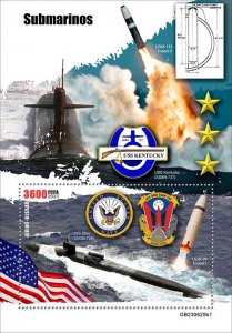 2025 12 - GUINEA BISSAU- SUBMARINES  I       1V    MNH **