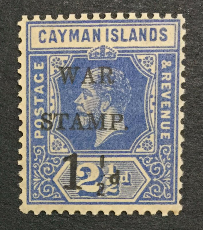 MOMEN: CAYMAN ISLANDS SG #54a 1917 MINT OG NH LOT #198624-6125
