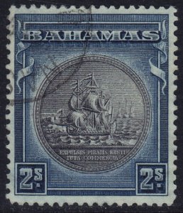 Bahamas - 1931 - Scott #90c - used - Seal of Bahamas Sailship