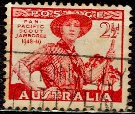 Australia; 1948: Sc. # 216: O/Used Cpl. Set