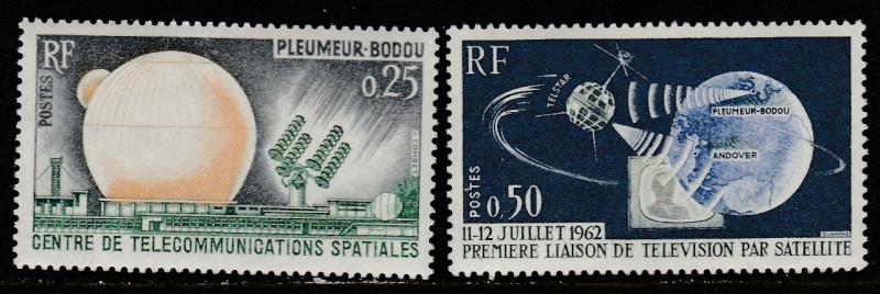 France 1962  Scott No. 1047-48  (N**)  Complet