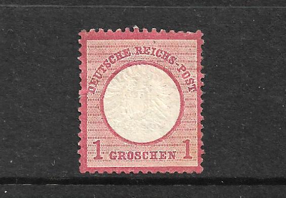 GERMANY 1872 1gr  CARMINE  MLH  Mi 19