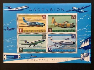 1985 Ascension Island - Air Force Wideawake Airfield Souvenir Sheet Sc# 188a MNH