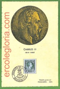 32632 - MONACO - MAXIMUM CARD - 1948 - Charles III Royalty-