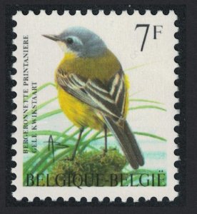 Belgium Yellow wagtail Bird Buzin 'Bergeronnette printaniere' 7f 1997 MNH