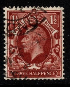 GB SG441d 1934 1½d RED-BROWN WMK SIDEWAYS FINE USED