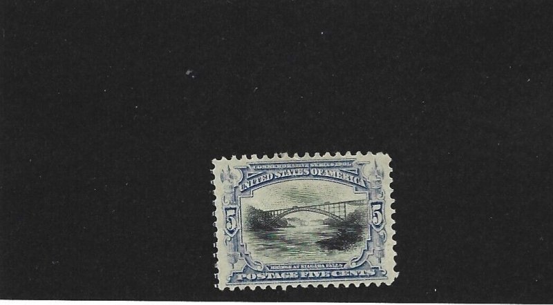 United States Scott 297 5-cent Pan-American Expo VF+ Unused No Gum 2021 cv $75