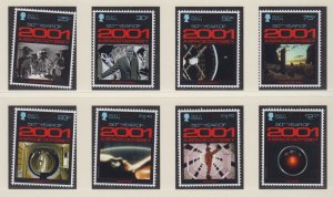 Isle of Man 2018 - Space Odyssey,  set 8 -  U/Mint