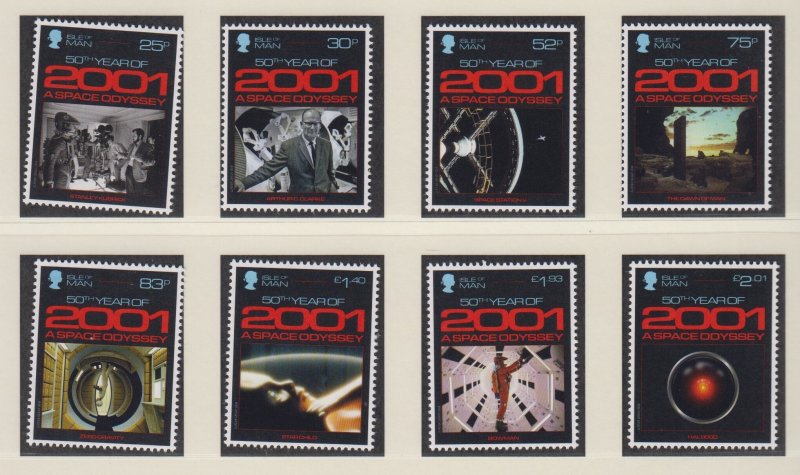 Isle of Man 2018 - Space Odyssey,  set 8 -  U/Mint