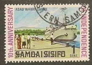 Samoa     Scott  357    Wharf    Used