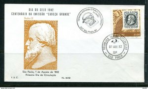 Brazil 1978 FDC Stamp Day and Centenary of Pedro II Special cancel 11403