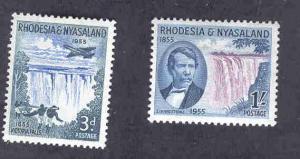 RHODESIA & NYASALAND 156-157 MNH