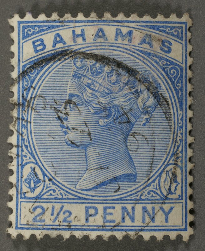 Bahamas #28 Used Fine/VF Place Cancel Date JA 23 94