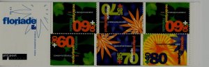 Netherlands B664B MNH booklet Flowers SCV7.50