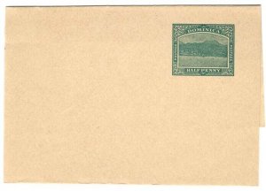 Dominica 1902 ½d postal wrapper fine unused, HG1