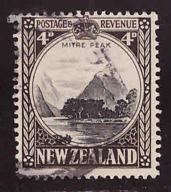 New Zealand Scott 191 Used Mitre Peak stamp