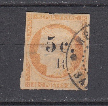 J47410 JL Stamps,,1885 reunion ovp,t used  #6 ceres