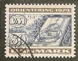 Denmark       Scott 559     Orienteering    Used