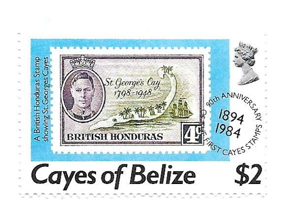 Cayes of Belize 1984 - MNH - Scott #21 *