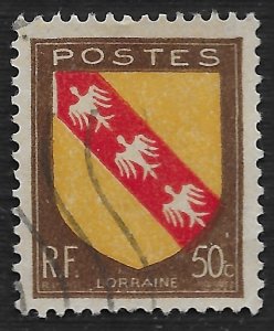 France #564 50c Arms of Lorraine