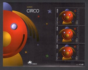 Portugal MNH S/S Europa Circus 2002